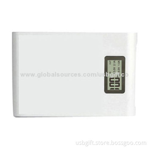 Power Bank, Minimum Capacity of 10,000mAh, with two Output USB Ports